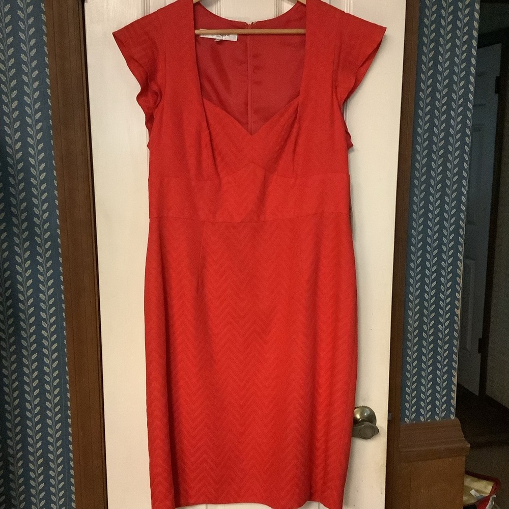 Evan Picone Calypso Red Dress Size 12 New